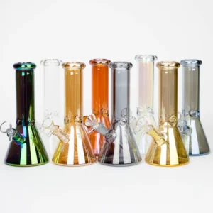 8" 10" glass water bong Beaker electroplate