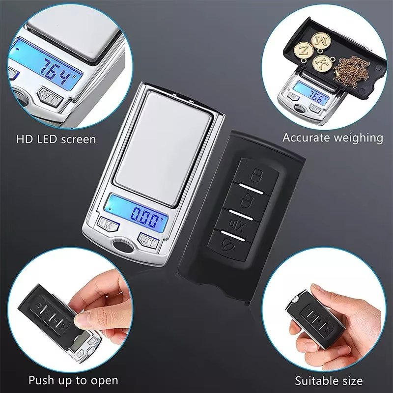 Miniature car key electronic scale pocket jewelry - 图片 8
